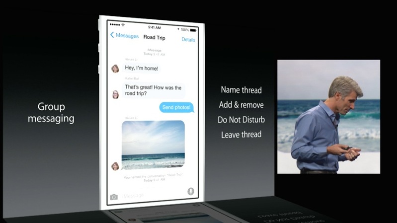 iOS 8 Messages
